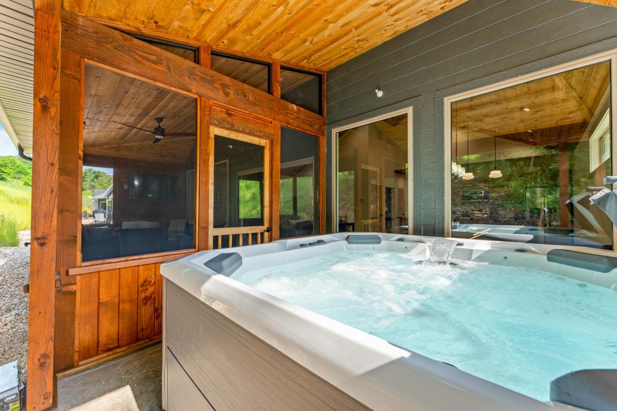 New Ozark Oasis Luxe Cabin Retreat With Hot Tub Hollister Eksteriør bilde