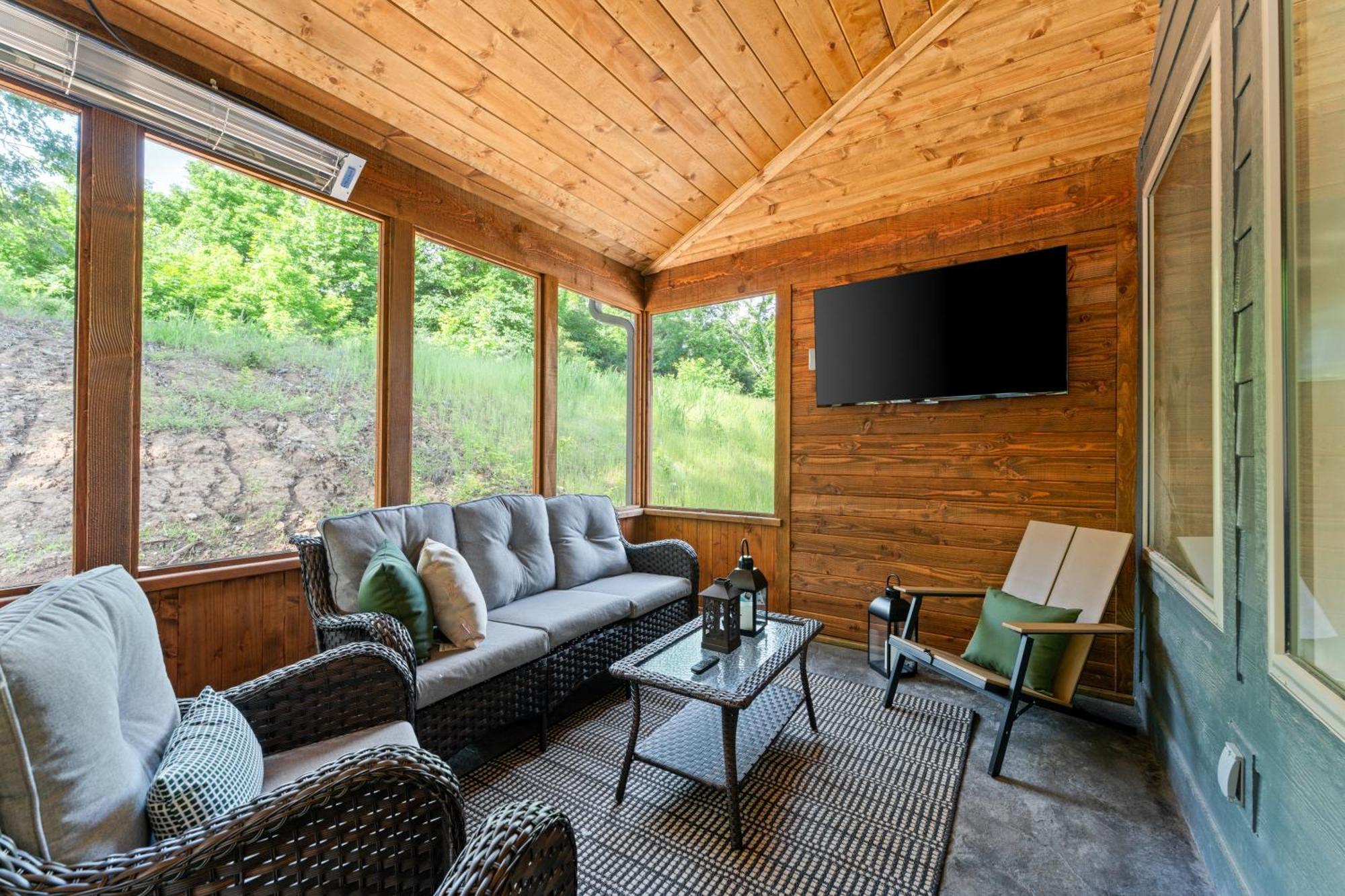 New Ozark Oasis Luxe Cabin Retreat With Hot Tub Hollister Eksteriør bilde