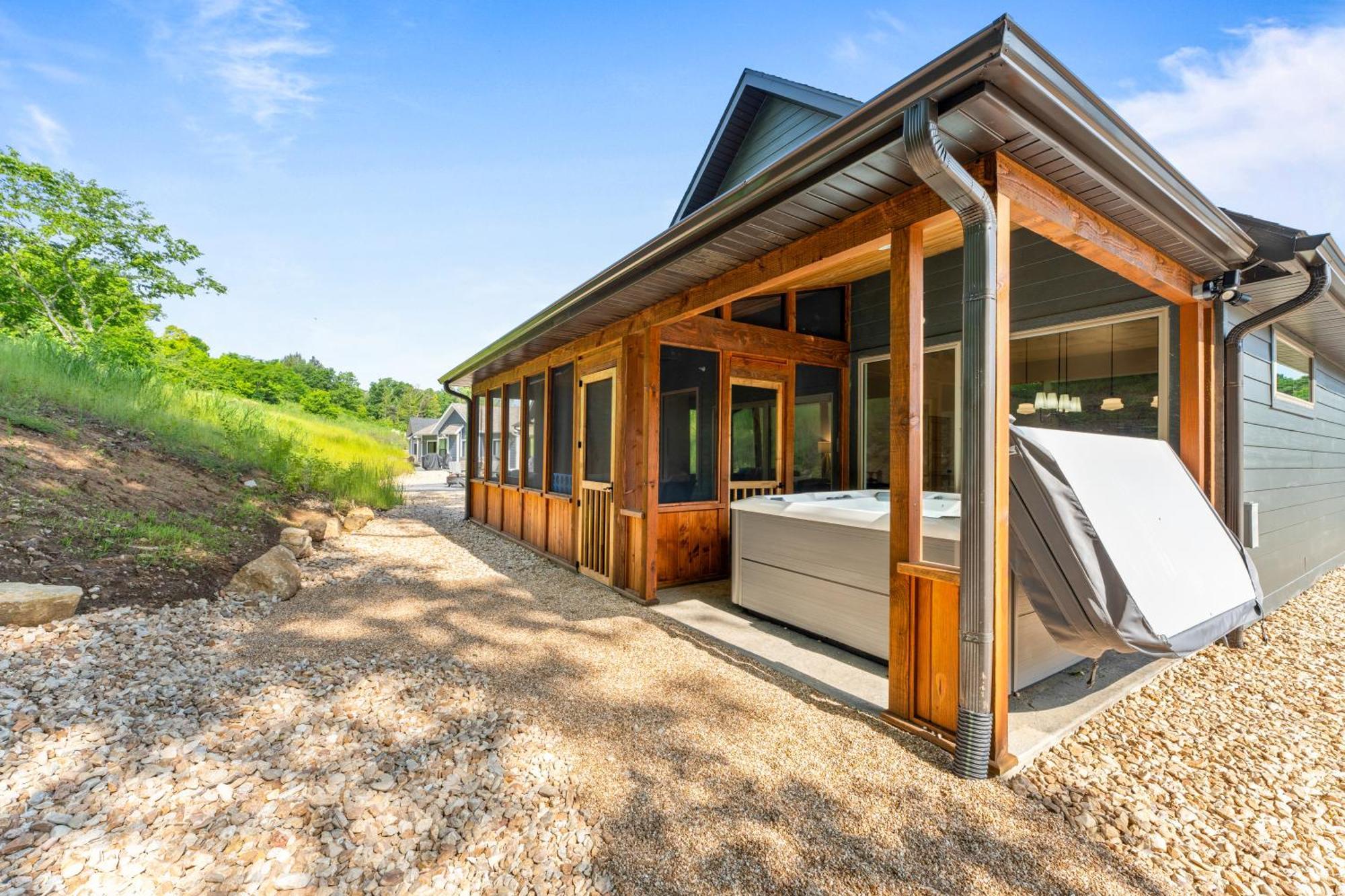 New Ozark Oasis Luxe Cabin Retreat With Hot Tub Hollister Eksteriør bilde